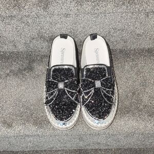 Speusurea Sparkling Slip-On Shoes